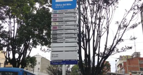 PARADERO SITP CLINICA DEL NINO  229A00